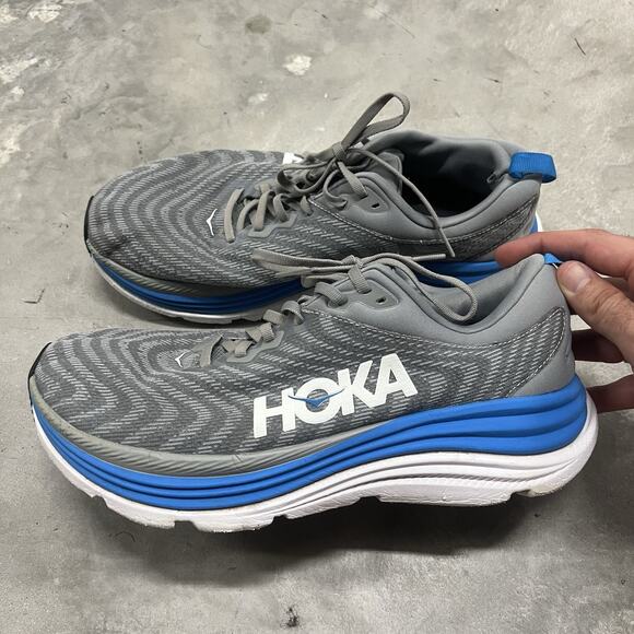 Hoka One One Other - Hoka One One Gaviota 5 2E Wide Limestone Diva Blue Size 11 Read Description